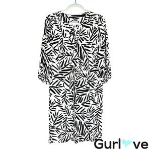 PURE Collection 4 Waist Drawstring Print Dress